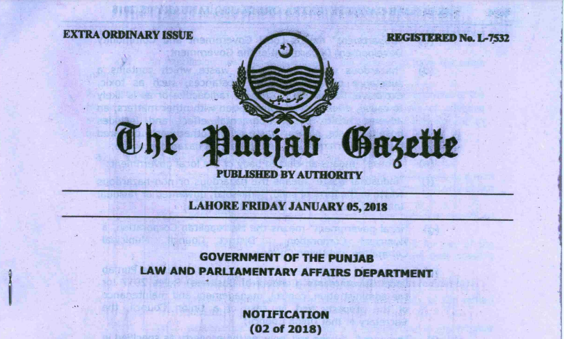 Punjab LGs Property Rules 2018